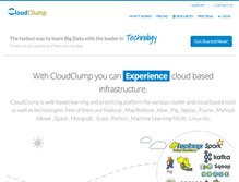 Tablet Screenshot of cloudclump.com